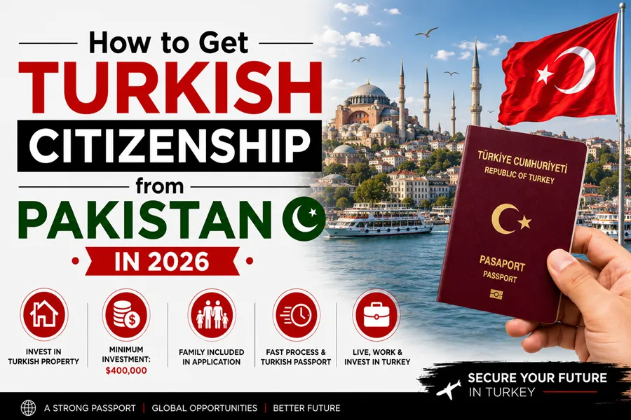 How to Get Turkish Citizenship from Pakistan
