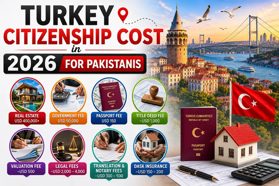 Turkish Citizenship Cost for Pakistanis in 2026