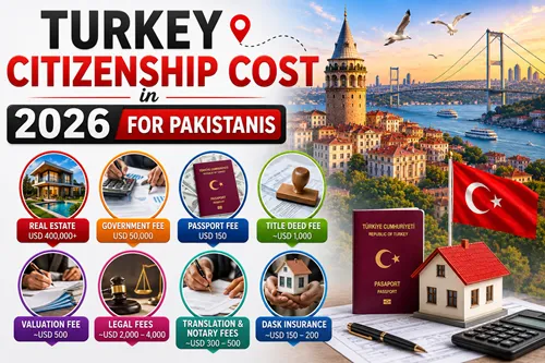 Turkish Citizenship Cost for Pakistanis in 2026